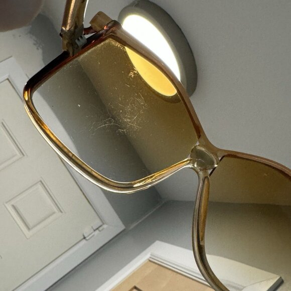 Vintage John Weitz Butterfly Sunglasses Made In France Scratched Lenses main image 2